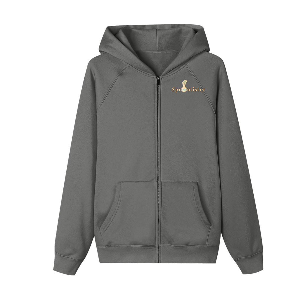 Vata Full Zip-up Fleece Hoodie Jacket