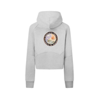 Cropped Zip-Through Hoodie