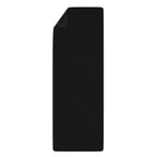 Rubber Yoga Mat – Eco‑Friendly, Non‑Slip Cushioned Mat | Black Petrol with Geometric Alignment