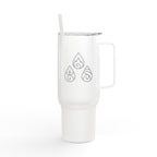 Insulated Tumbler with Lid & Straw – Recycled Stainless Steel | 40oz