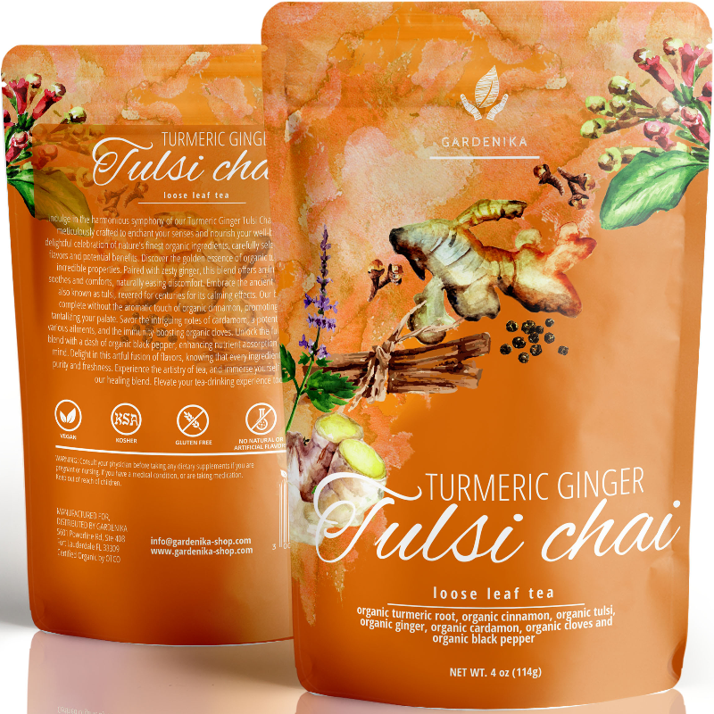 Turmeric Ginger Tulsi Chai Loose Tea