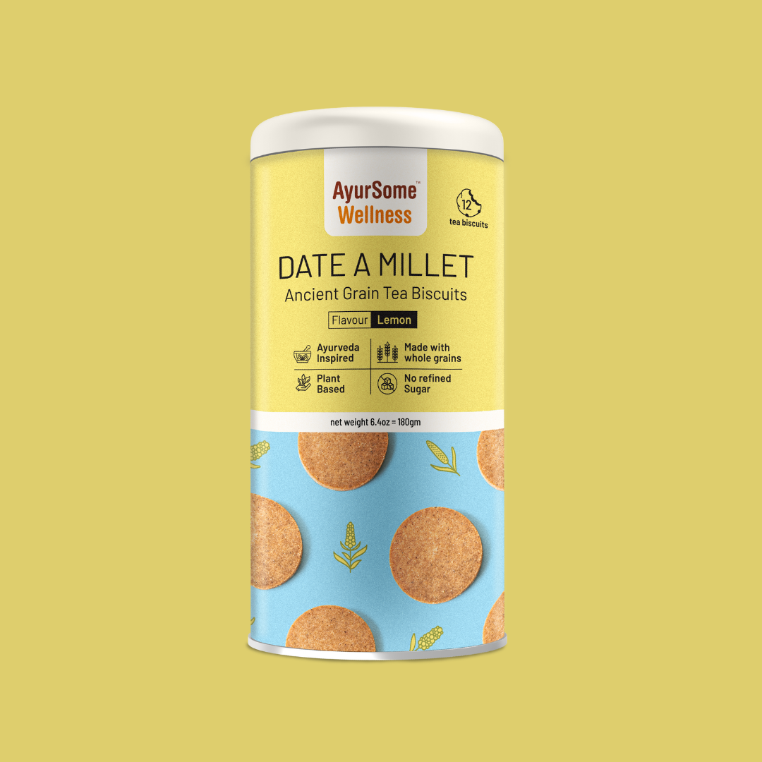 Date-A-Millet | Ancient Grain Tea Biscuits