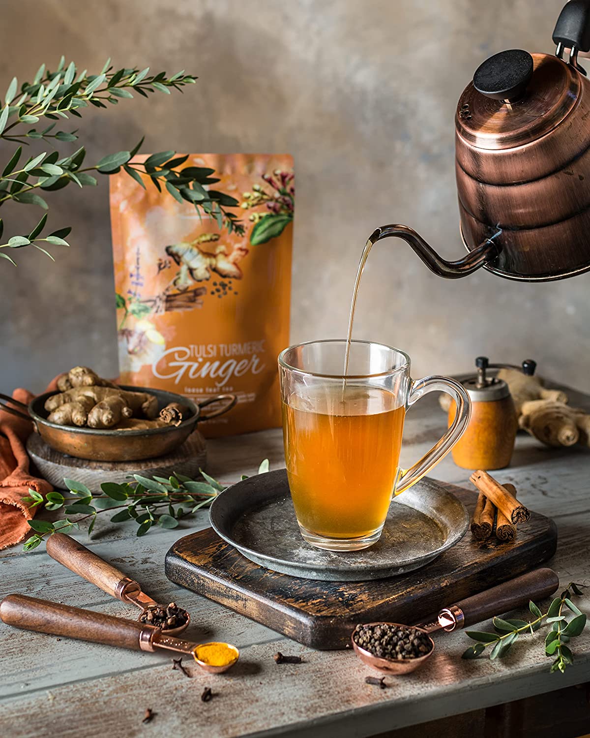 Turmeric Ginger Tulsi Chai Loose Tea
